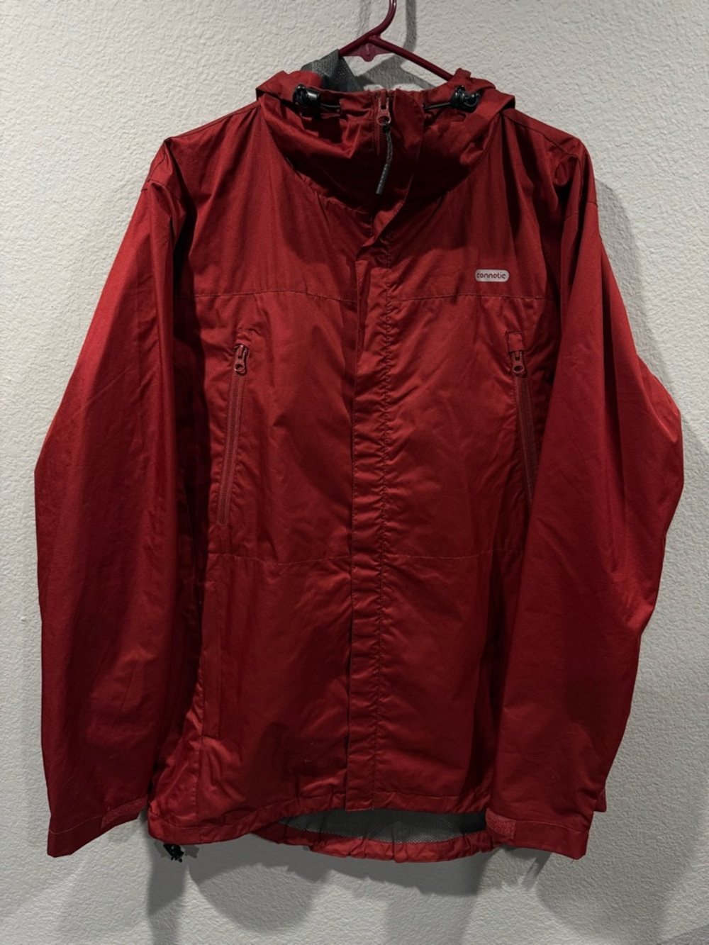 Connetic burgundy windbreaker